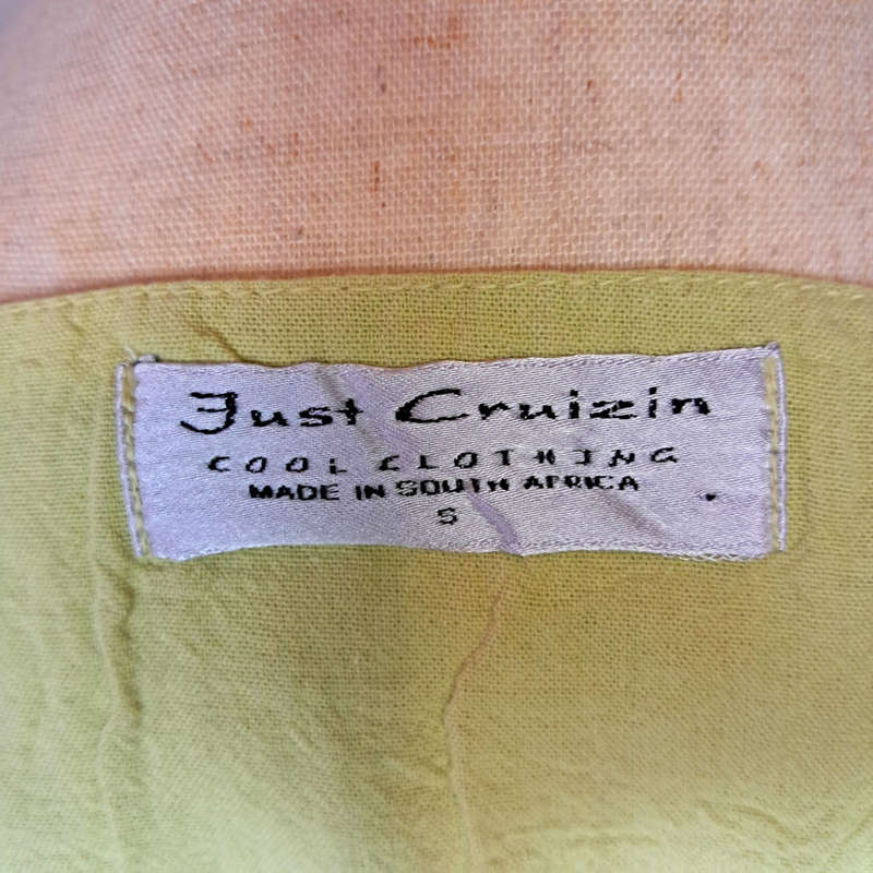 JUST CRUIZIN 100% COTTON TOP - LIME GREEN