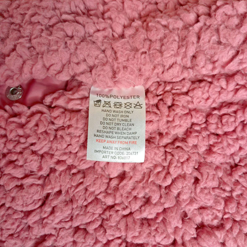 REAL BASICS SLEEVELESS PUFFER JACKET/VEST/GILET - PINK