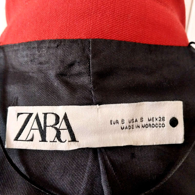ZARA BLAZER - BRICK RED