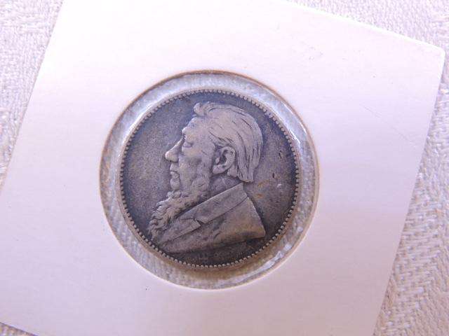 1892 ZAR 1 SHILLING Silver Coin Paul Kruger .925 Sterling #LOW STARTING BID#