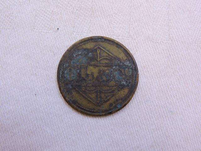 TOKEN 2/6 (Two & a Half Shilling) O.G & Co  Osborne Garrett & Co Barber token