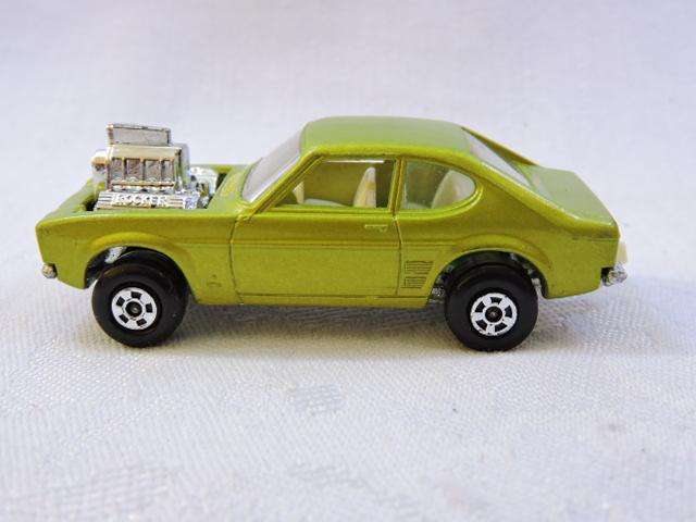 Matchbox FORD CAPRI Hot Rocker Rolamatics New 67 Mint in Box ( Green ) Like Hot Wheels
