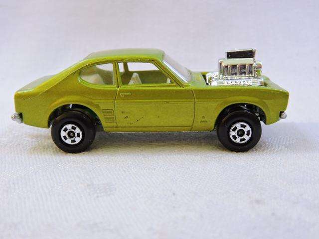 Matchbox FORD CAPRI Hot Rocker Rolamatics New 67 Mint in Box ( Green ) Like Hot Wheels