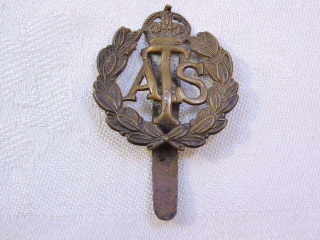 British Auxiliary Services (ATS) WW2 badge. The woman's branch of the british army. Military Item.