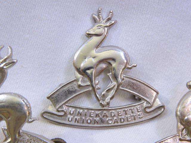 South African Union, School & Cadet Kadet Cadet Cap Beret badges x 3 different  #Awesome#