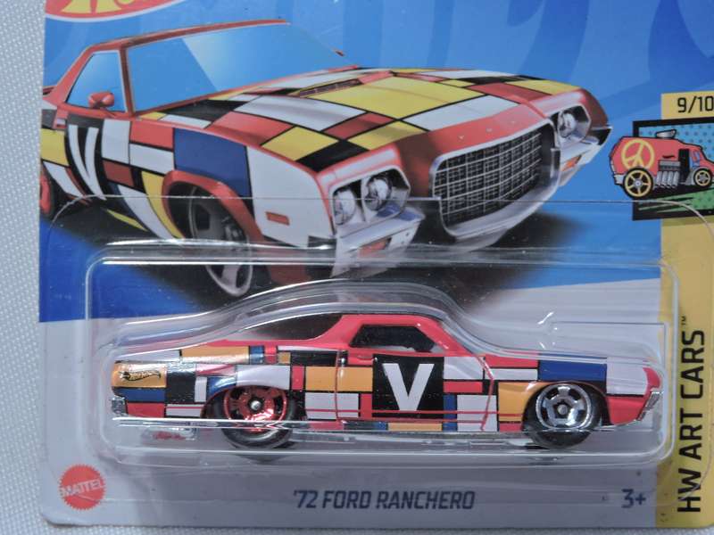 Hot Wheels FORD Ranchero Pickup Bakkie ( Multicolour )  Art Car