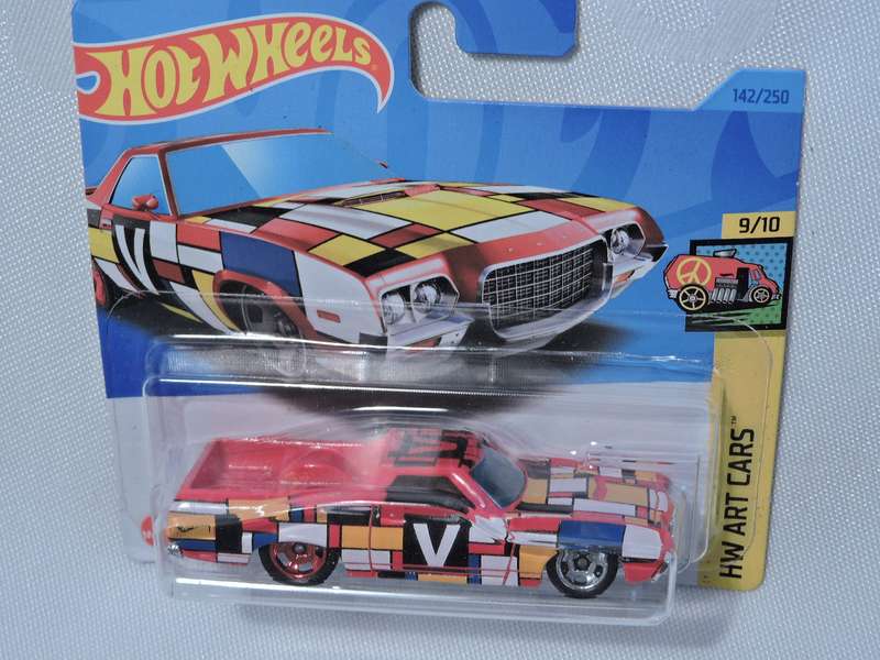 Hot Wheels FORD Ranchero Pickup Bakkie ( Multicolour )  Art Car