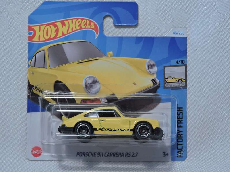 Hot Wheels PORSCHE 911 Carrera RS 2.7 ( Yellow )