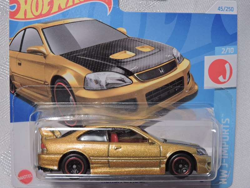 Hot Wheels HONDA Civic Si ( Gold )
