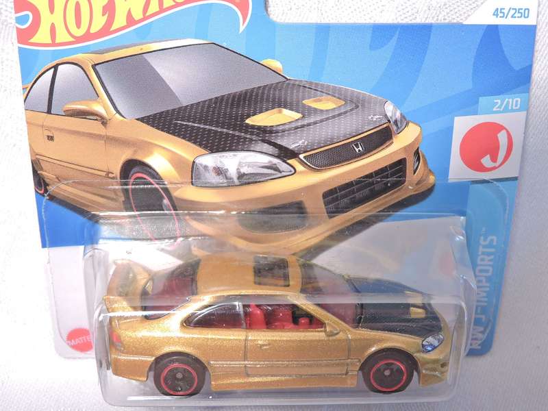 Hot Wheels HONDA Civic Si ( Gold )