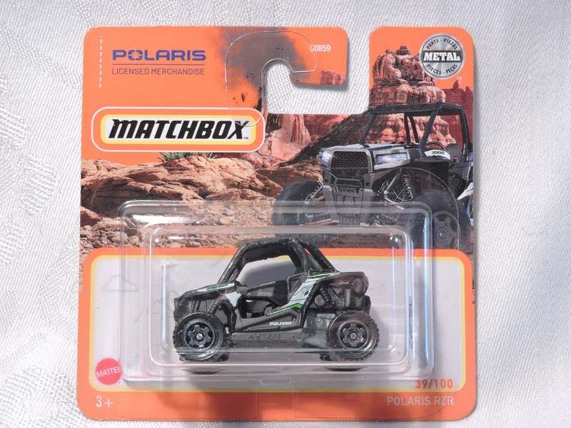 Matchbox POLARIS RZR ( Black ) 39/100 Like Hot wheels