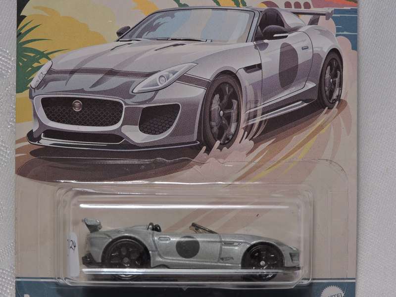 Hot Wheels JAGUAR F-TYPE Project 7 ( Silver )