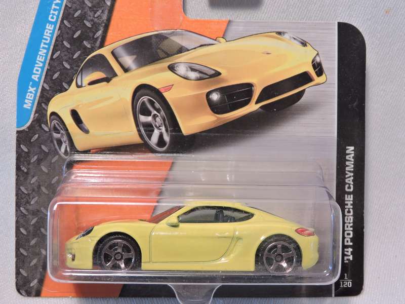 Matchbox PORSCHE CAYMAN  ( Yellow )  Like Hot Wheels