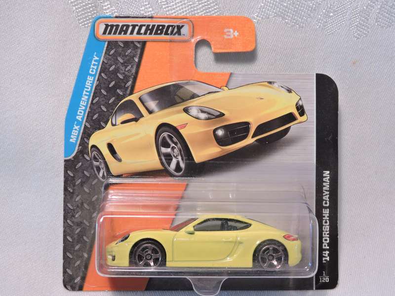 Matchbox PORSCHE CAYMAN  ( Yellow )  Like Hot Wheels