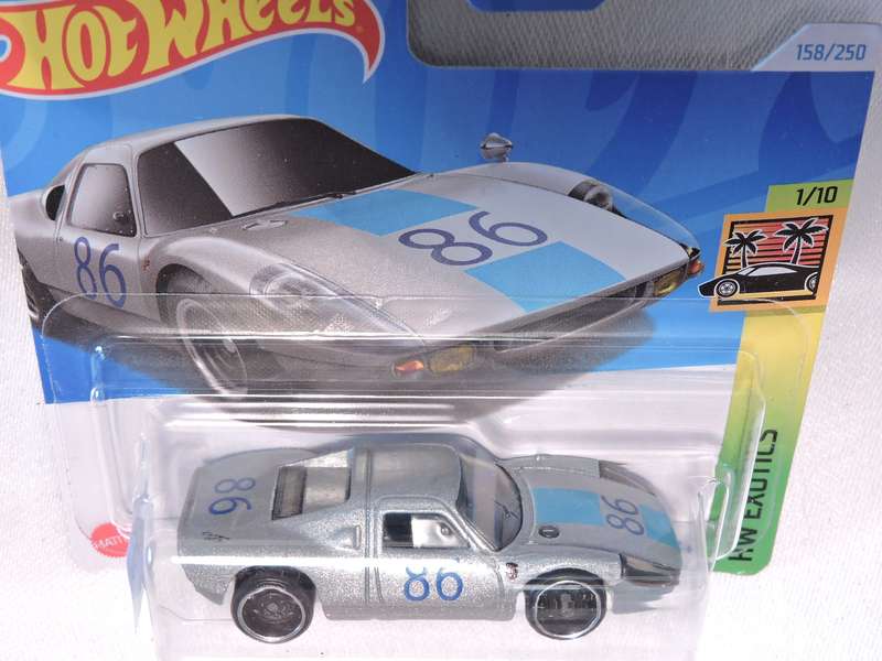 Hot Wheels PORSCHE 904 CARRERA  GTS (  Silver #86  )