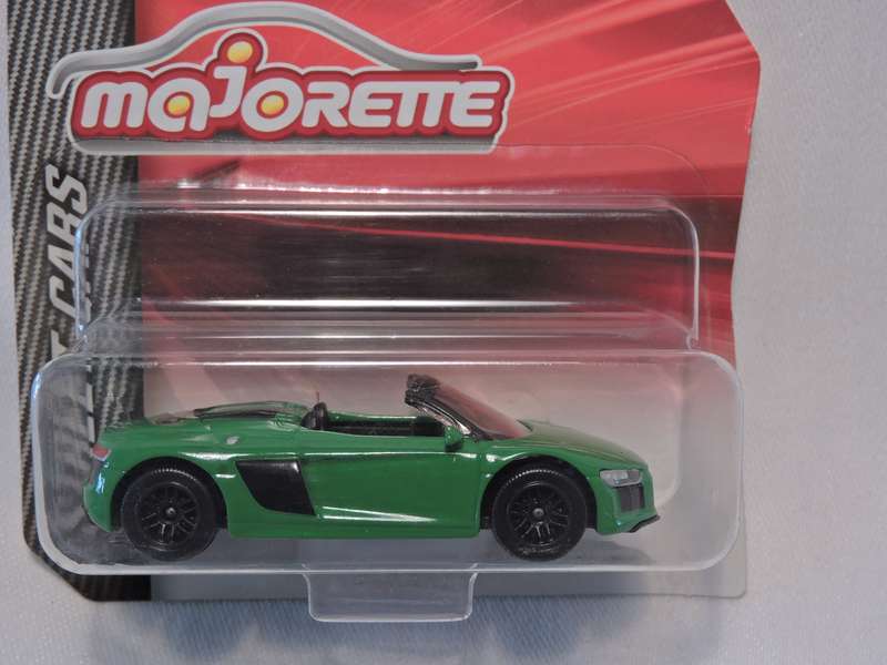 Majorette AUDI R8 CABRIOLET ( Green )  Like Hot Wheels