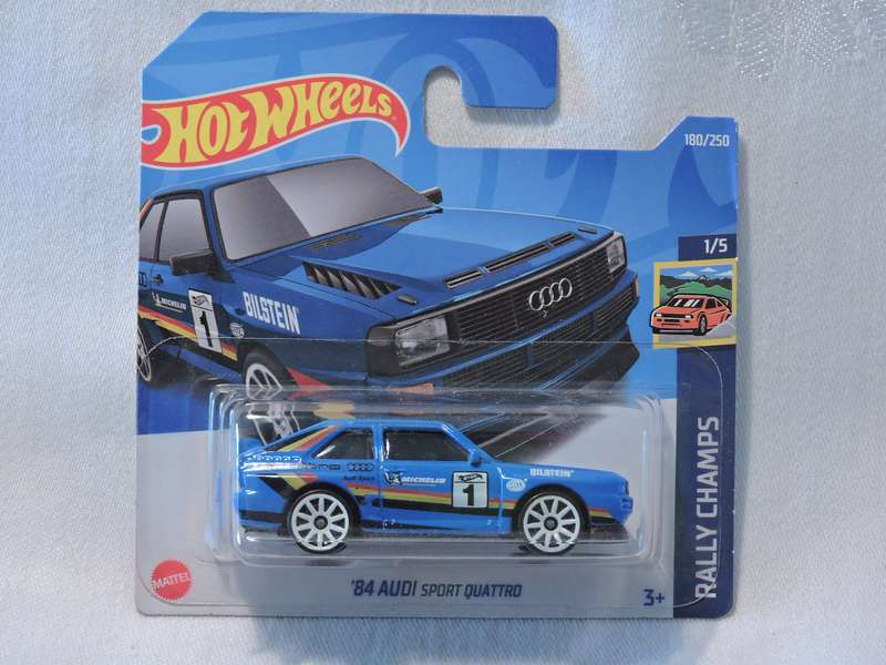 Hot Wheels AUDI SPORT QUATTRO ( Blue # 1 )