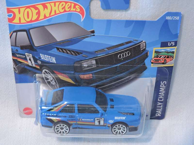 Hot Wheels AUDI SPORT QUATTRO ( Blue # 1 )