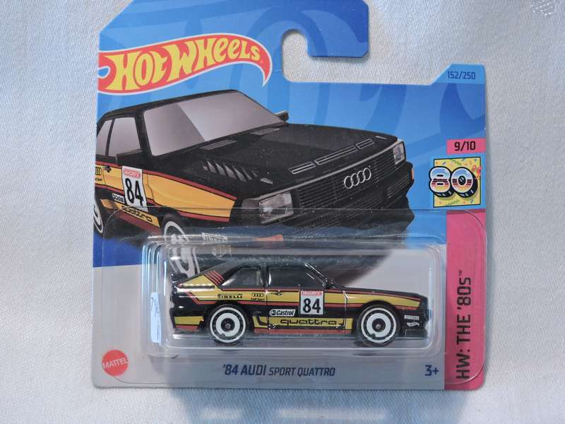 Hot Wheels AUDI SPORT QUATTRO ( Black #84 )