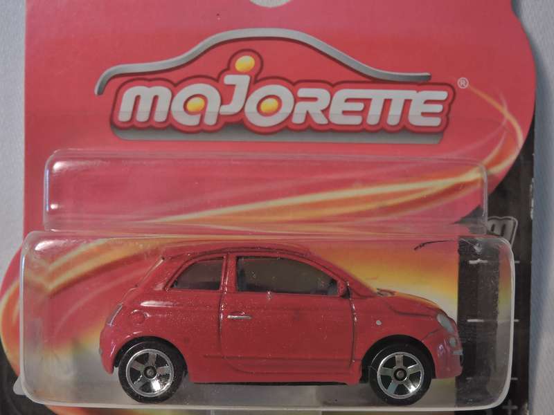 Majorette FIAT 500 ( Red)  Like Hot Wheels