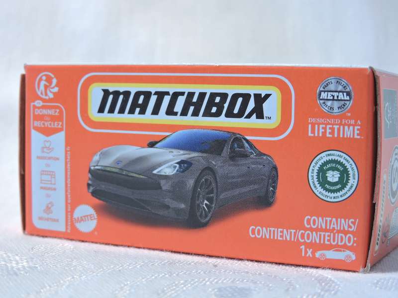 Matchbox KARMA GS-6  MIB ( Grey )  Like Hot Wheels