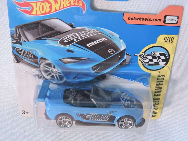 Hot Wheels MAZDA MX-5 MIATA Cabriolet ( Blue )