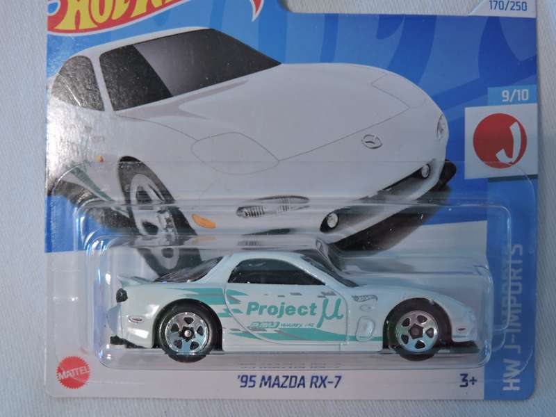 Hot Wheels MAZDA RX-7 ( White Project U )