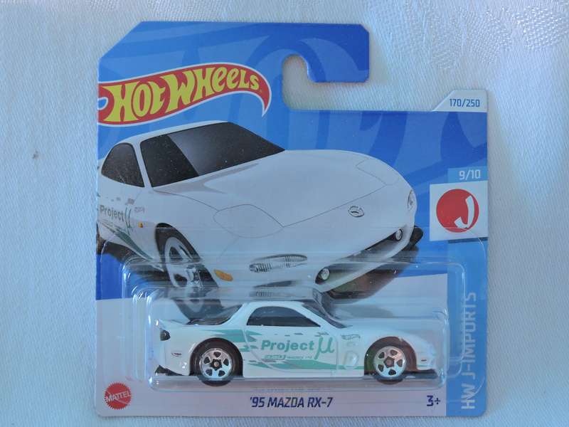 Hot Wheels MAZDA RX-7 ( White Project U )