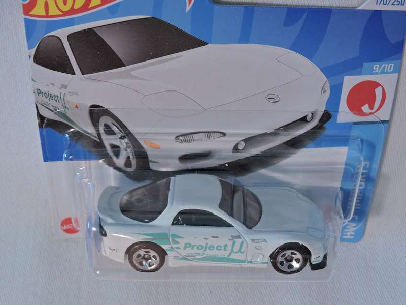 Hot Wheels MAZDA RX-7 ( White Project U )