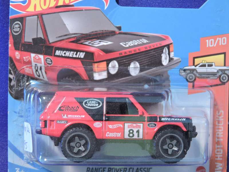 Hot Wheels RANGE ROVER CLASSIC ( Red #81 )  Like Land Rover