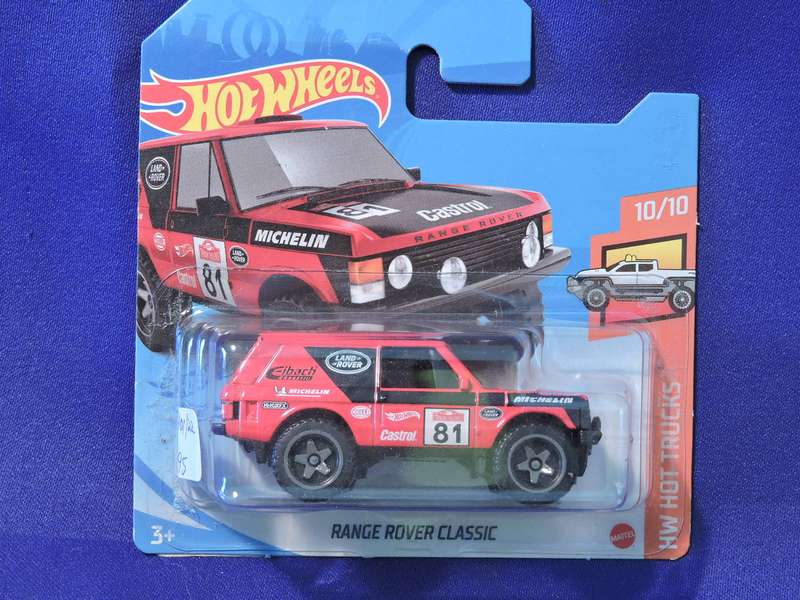 Hot Wheels RANGE ROVER CLASSIC ( Red #81 )  Like Land Rover