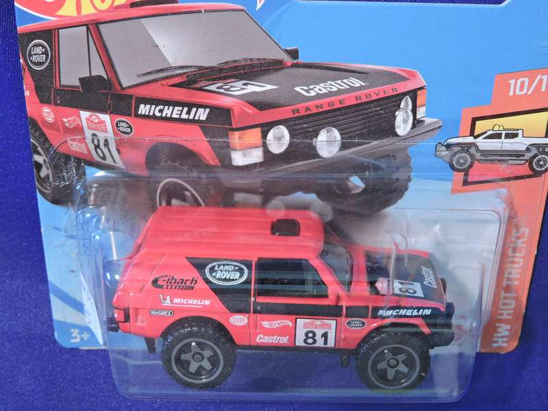 Hot Wheels RANGE ROVER CLASSIC ( Red #81 )  Like Land Rover