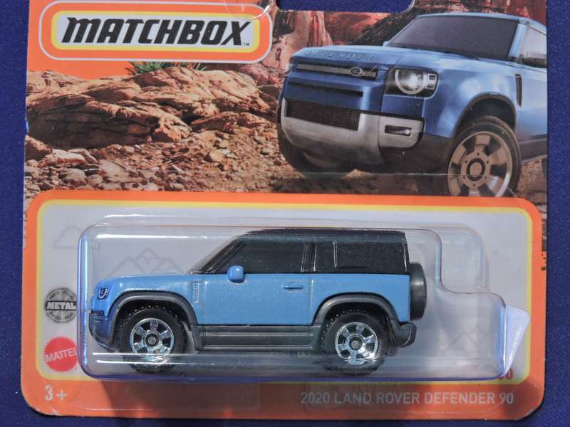 Matchbox LAND ROVER DEFENDER 90 ( Blue )  Like Hot Wheels