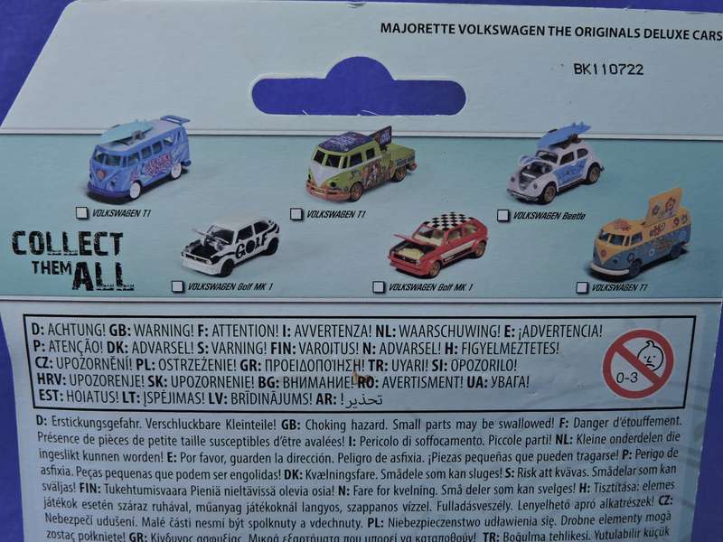 Majorette VW VOLKSWAGEN Kombi T1 " The Originals" ( Love Peace & Music ) like Hot Wheels