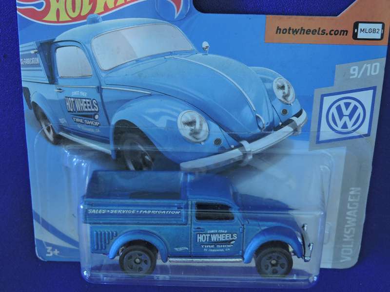 Hot Wheels VW VOLKSWAGEN BEETLE Pick Up Bakkie  ( Blue )