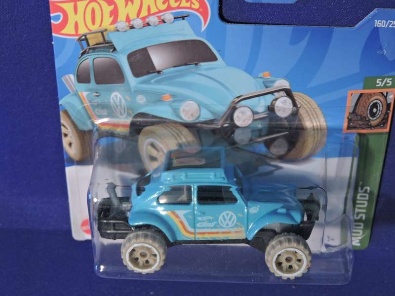 Hot Wheels VW VOLKSWAGEN BEETLE BAJA BUG  ( Blue )