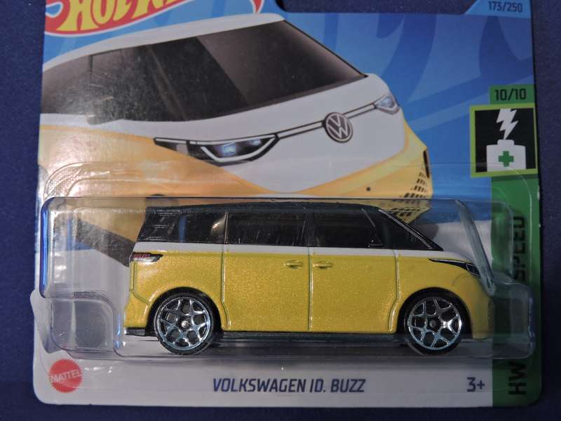 Hot Wheels VW VOLKSWAGEN ID BUZZ  Kombi  ( Yellow & White )