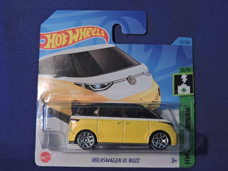 Hot Wheels VW VOLKSWAGEN ID BUZZ  Kombi  ( Yellow & White )