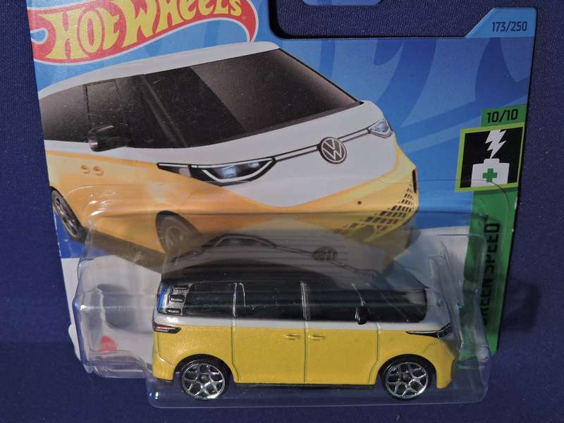 Hot Wheels VW VOLKSWAGEN ID BUZZ  Kombi  ( Yellow & White )