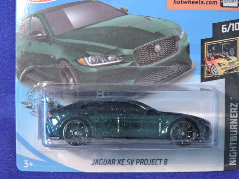 Hot Wheels JAGUAR XE SV Project 8 ( Bottle Green )