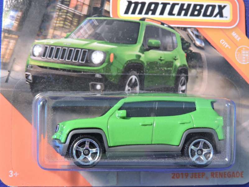 Matchbox JEEP RENEGADE ( Green )  Like Hot Wheels
