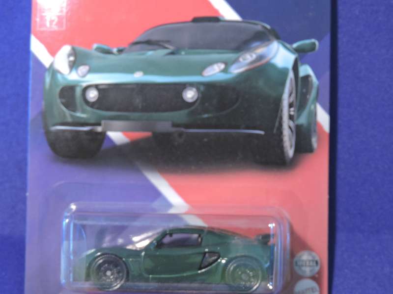 Matchbox LOTUS EXIGE Supercar  UK range card 4/12  ( Bottle Green ) Like Hot Wheels