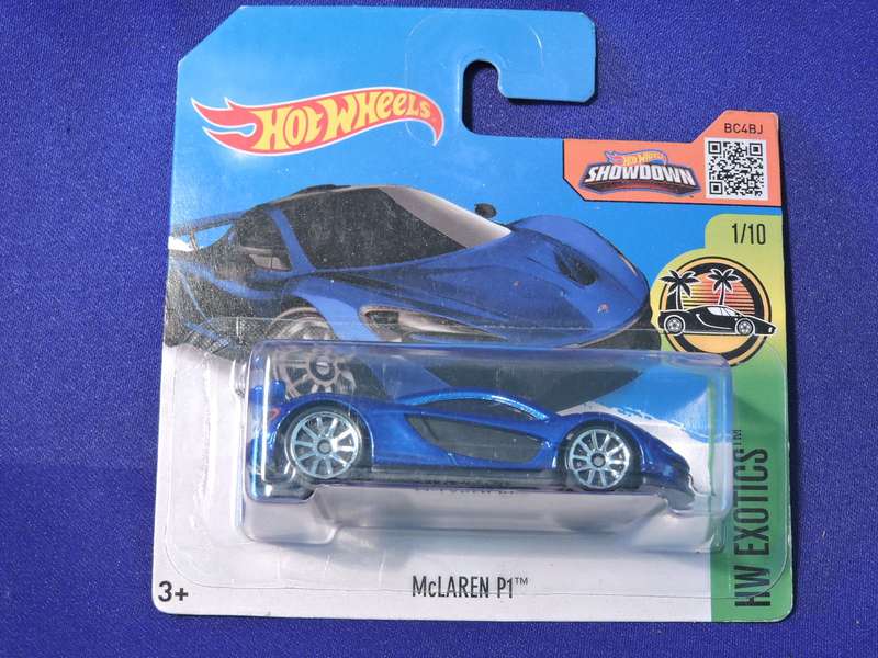 Hot Wheels McLAREN P1  Supercar  ( Blue )