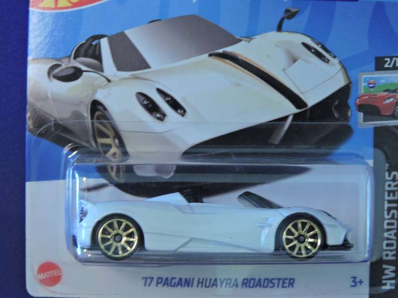 Hot Wheels PAGANI HUAYRA ROADSTER Supercar  ( White )