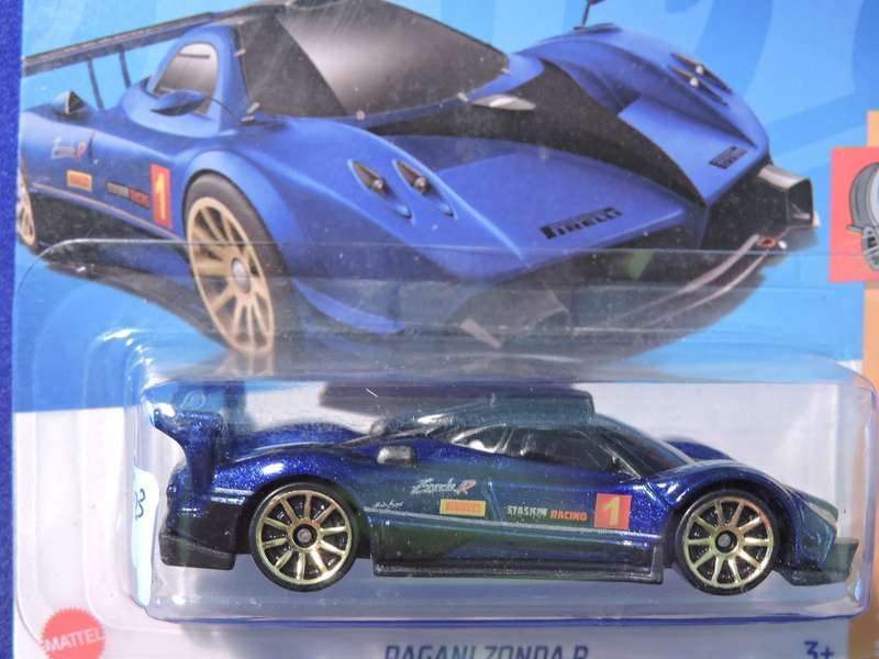 Hot Wheels PAGANI ZONDA R  Supercar  ( Blue )