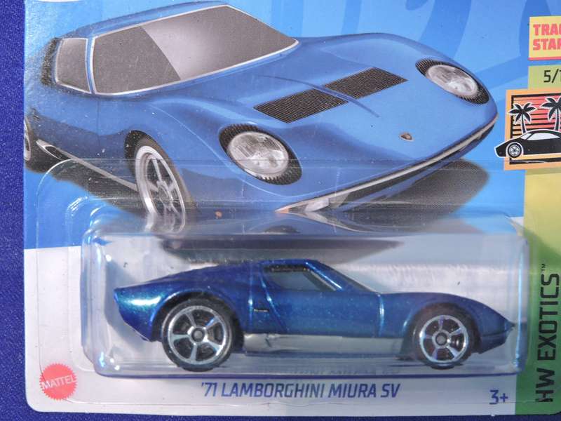 Hot Wheels LAMBORGHINI MIURA SV  Supercar  ( Blue )