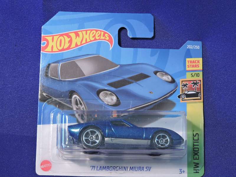 Hot Wheels LAMBORGHINI MIURA SV  Supercar  ( Blue )