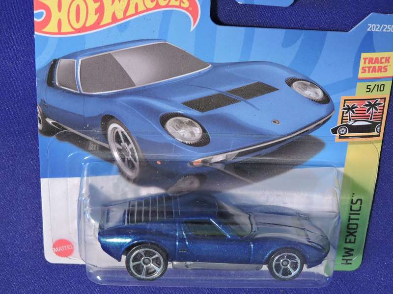 Hot Wheels LAMBORGHINI MIURA SV  Supercar  ( Blue )