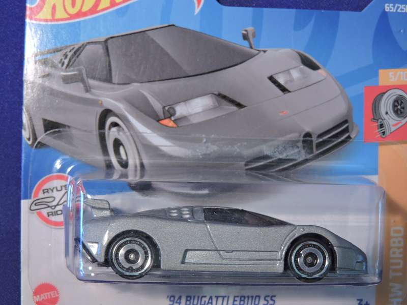 Hot Wheels BUGATTI EB110 SS  Supercar  ( Silver )