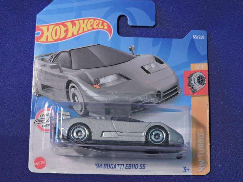 Hot Wheels BUGATTI EB110 SS  Supercar  ( Silver )